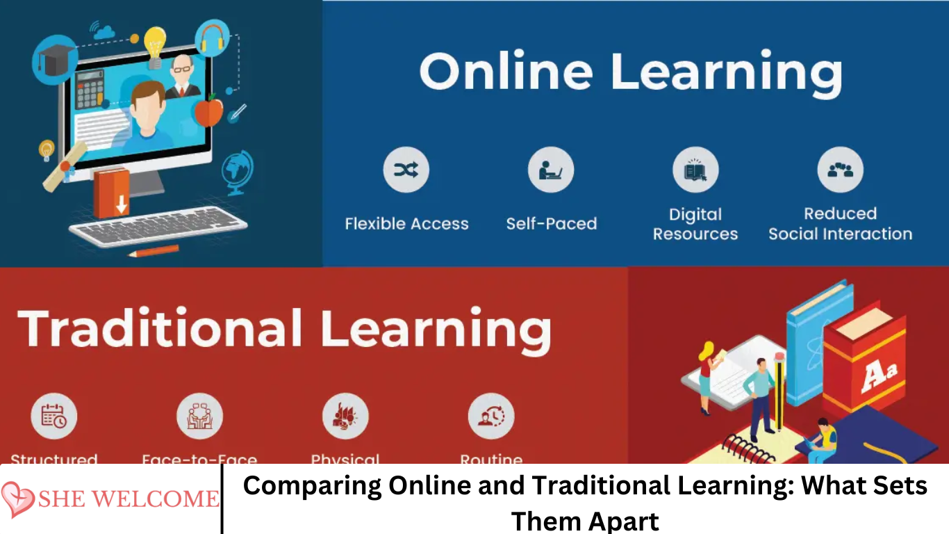 Comparing Online and Traditional Learning: What Sets Them Apart